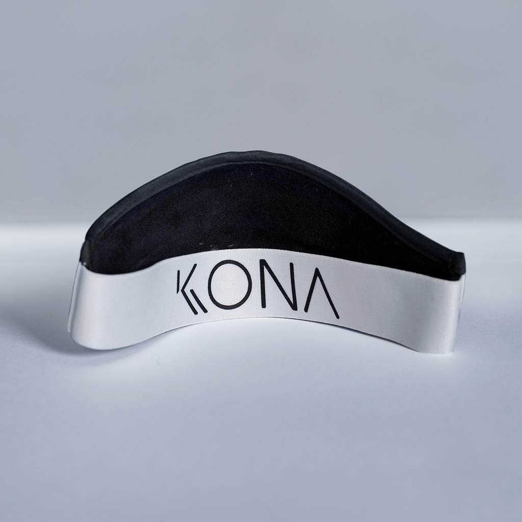 White/Black Visor